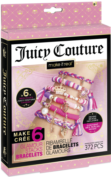 Набір для виготовлення прикрас Make it Real Juicy Couture Гламур 372 шт. (MR4438)